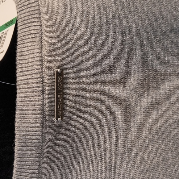 MICHAEL Michael Kors Jewel Embellished Woman's Sweater Gray Size L - Picture 5 of 16